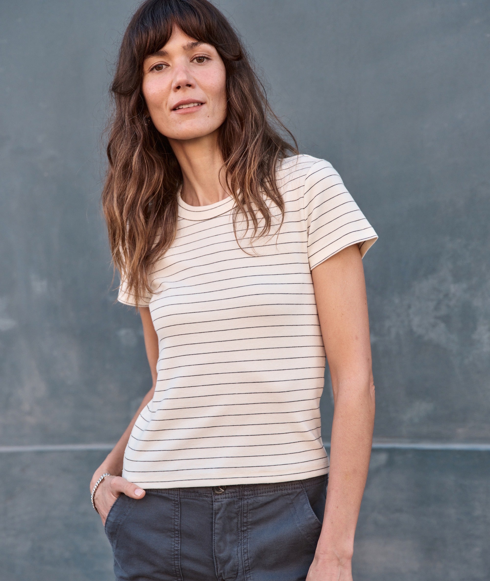 Lexi Rib Sun-In Crew Tee - Image 4
