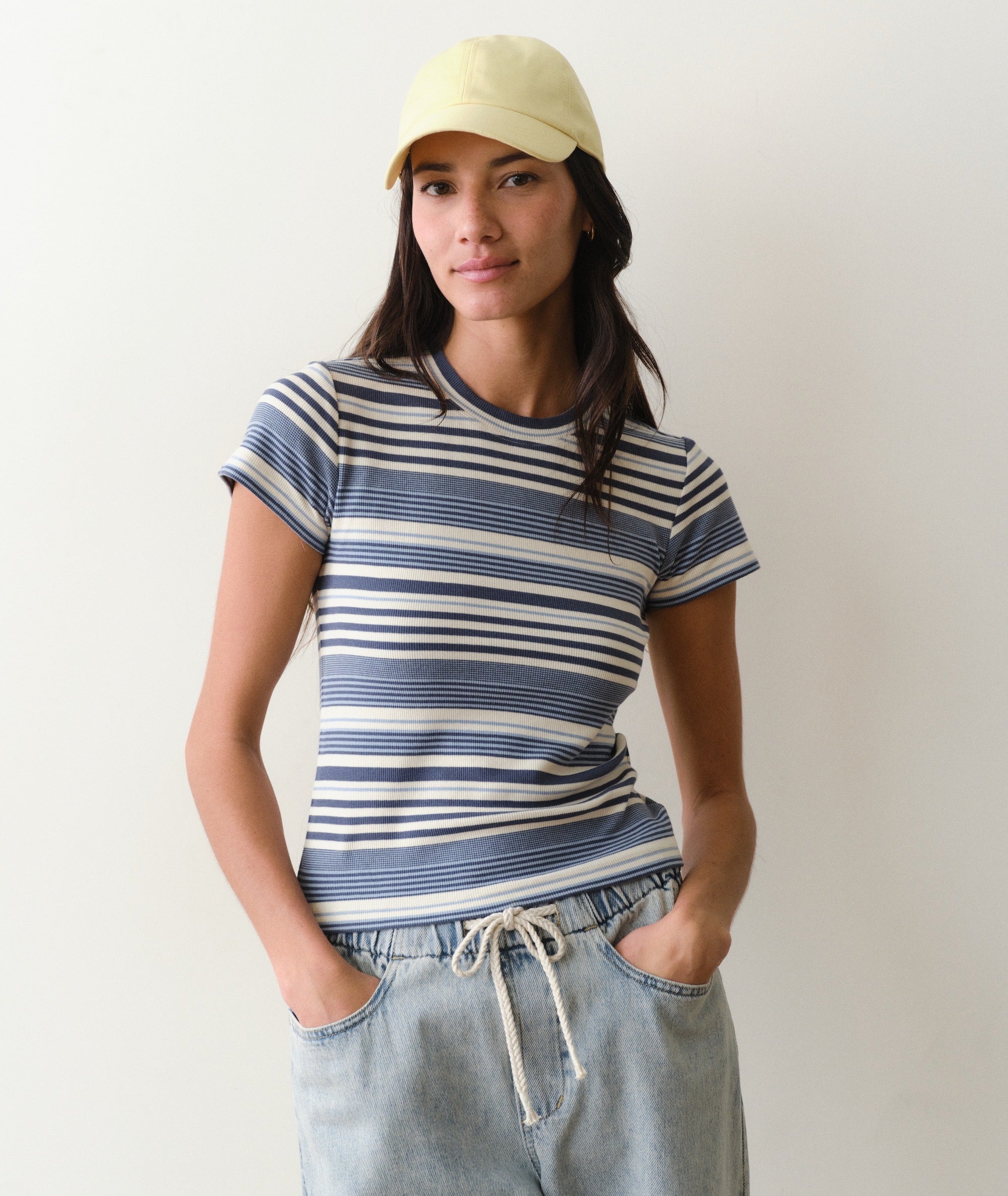 Lexi Rib Sun-In Crew Tee