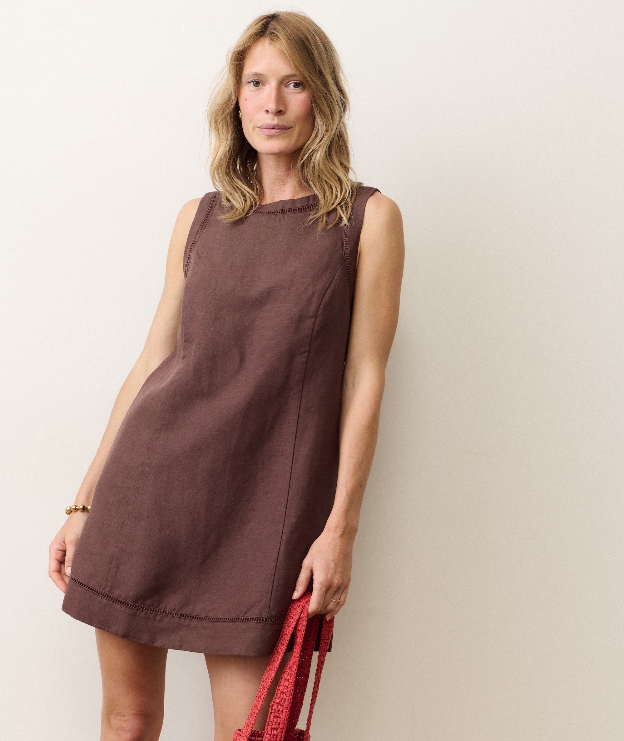 Cora Linen Mini Dress - Image 5