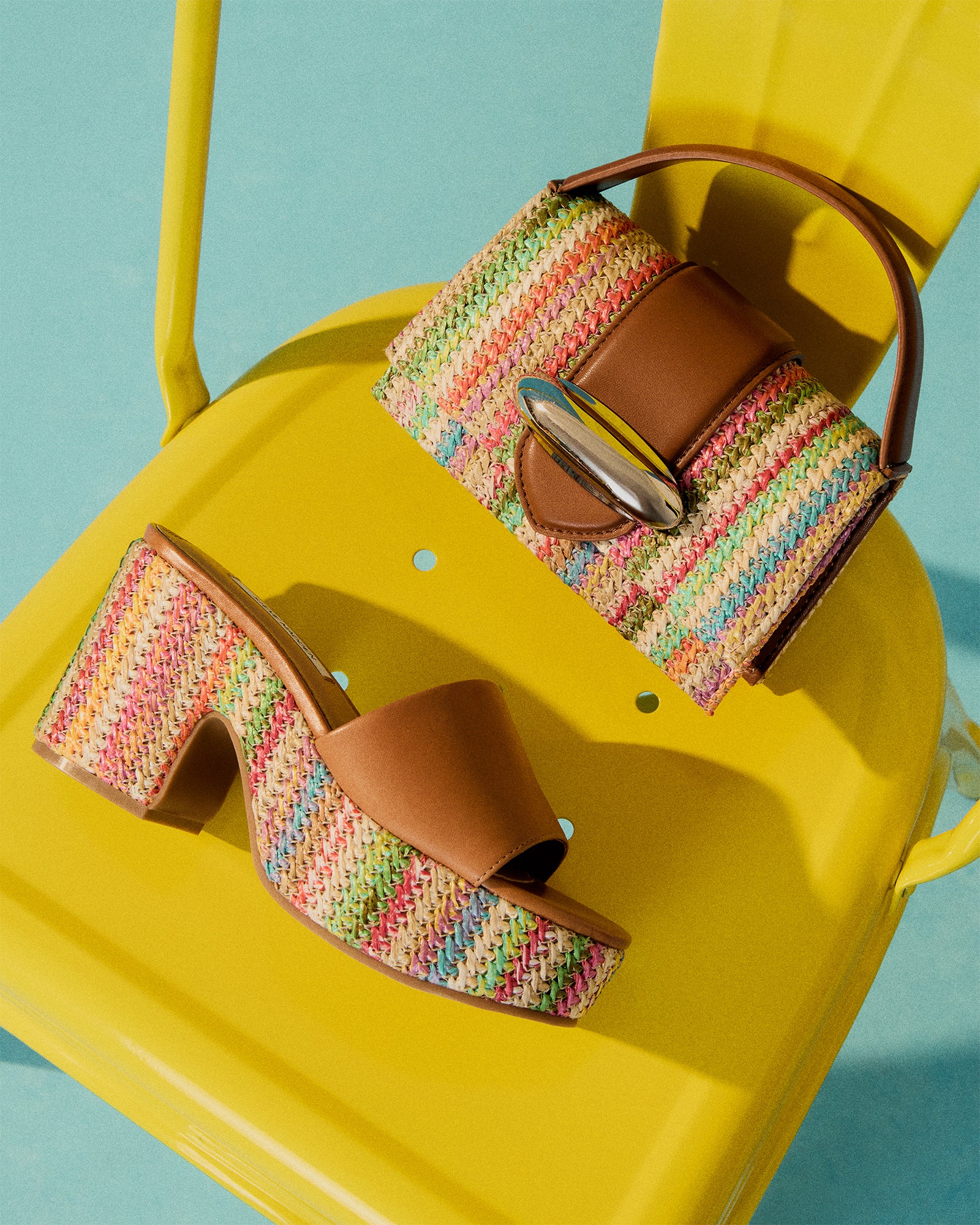 TRIPPY SANDAL & MISHELL BAG BUNDLE