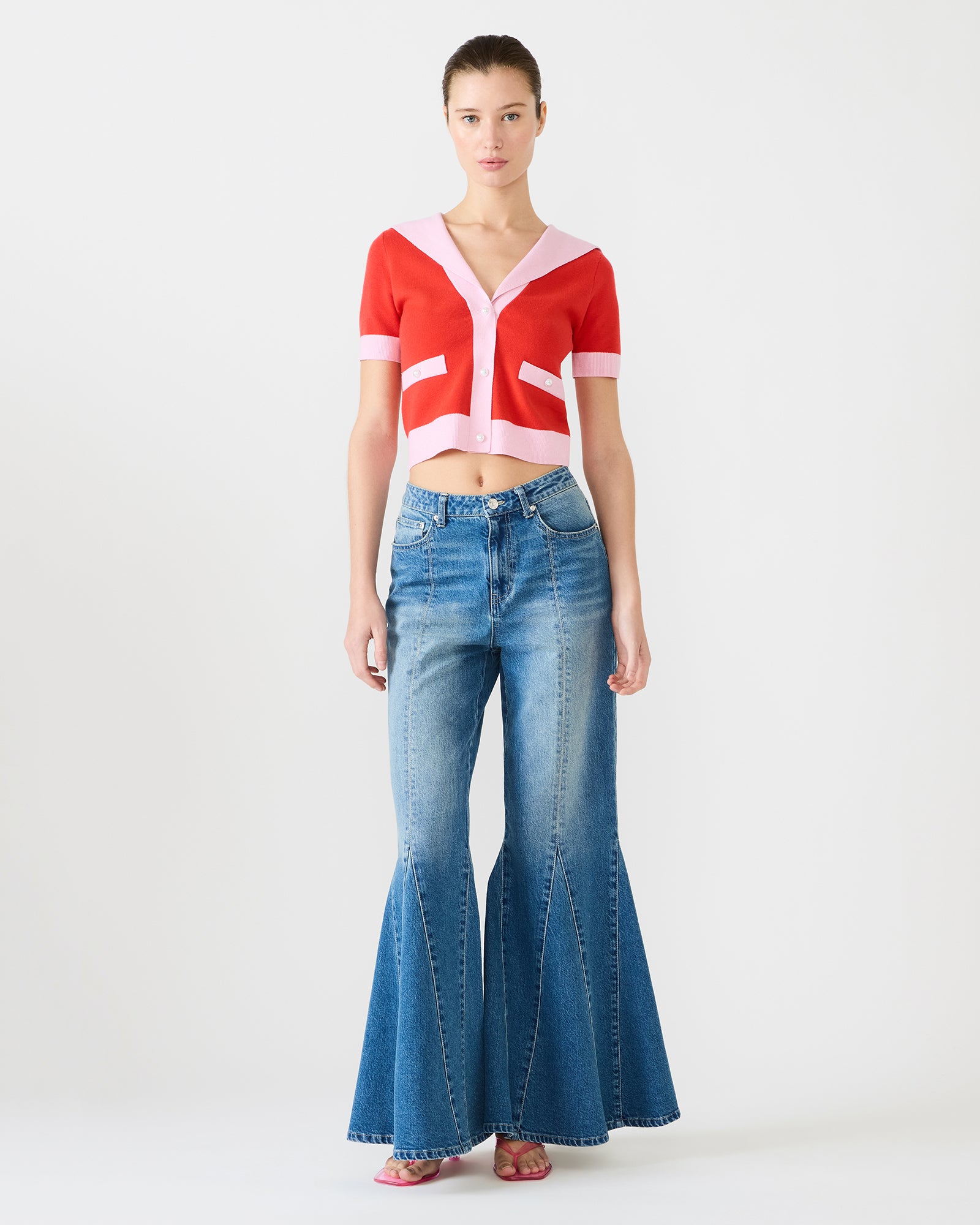 ADEN SWEATER SCOOTER RED