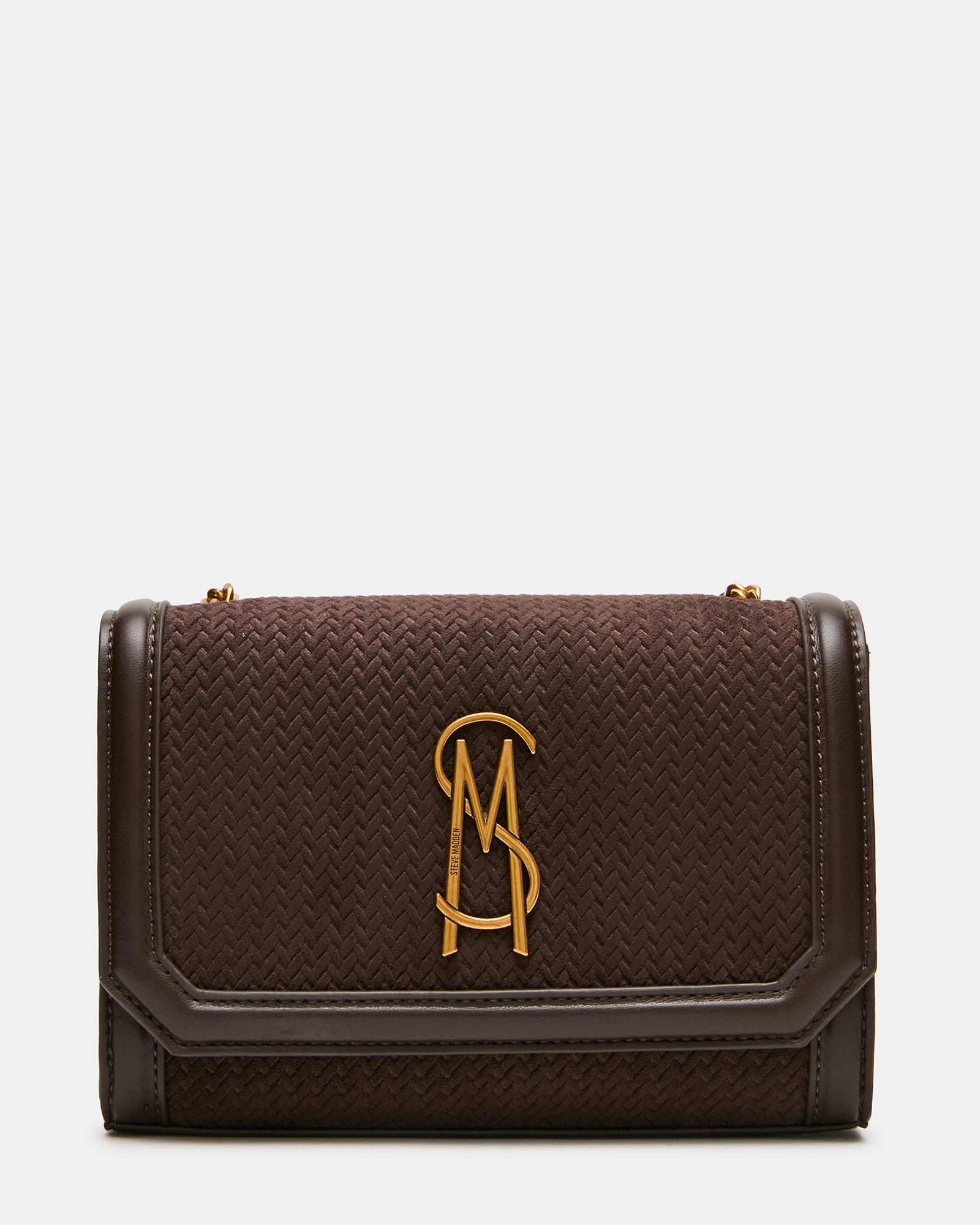 LARISA WOVEN BAG CHOCOLATE