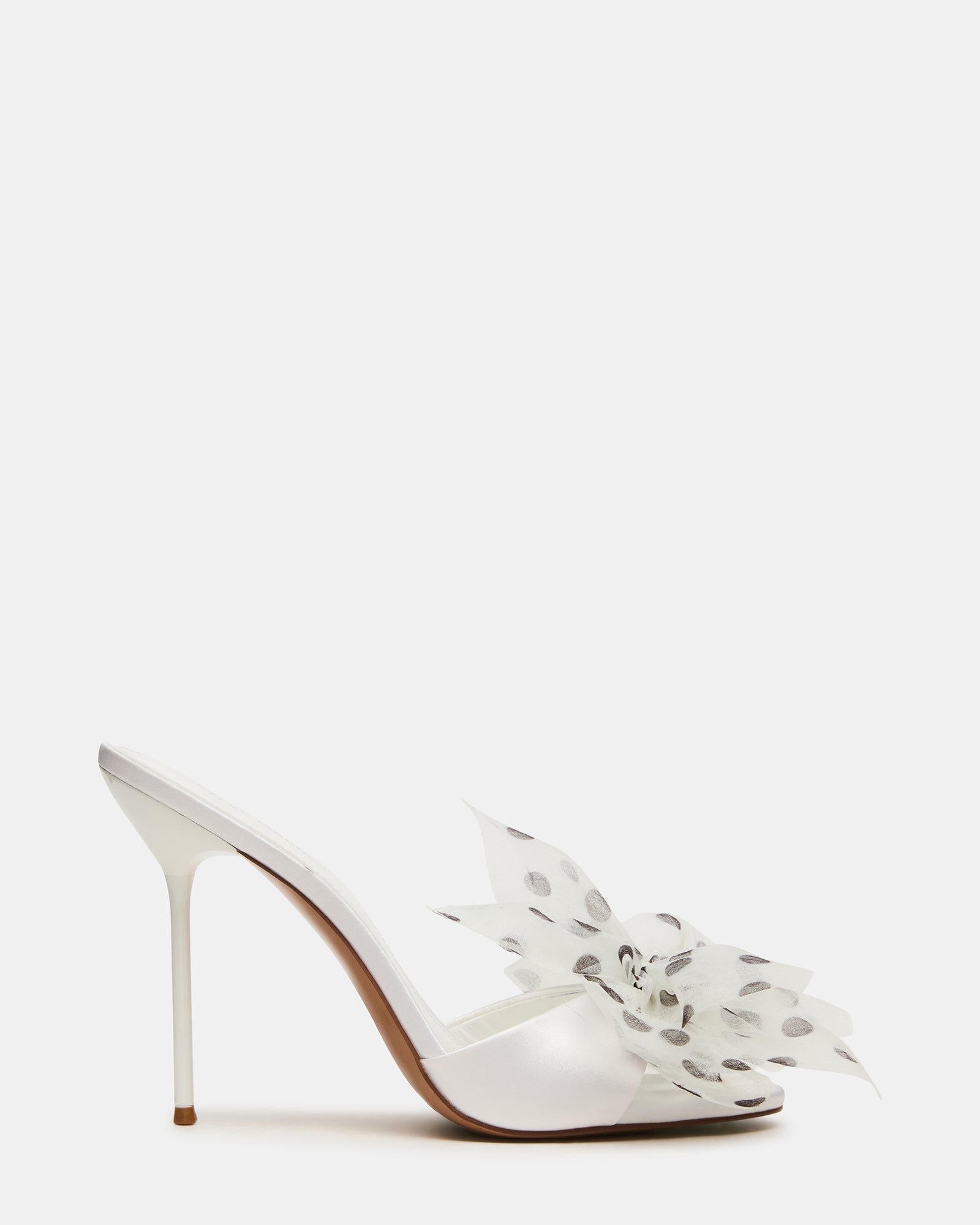 DAVINA TULLE WHITE/BLACK POLKA DOT