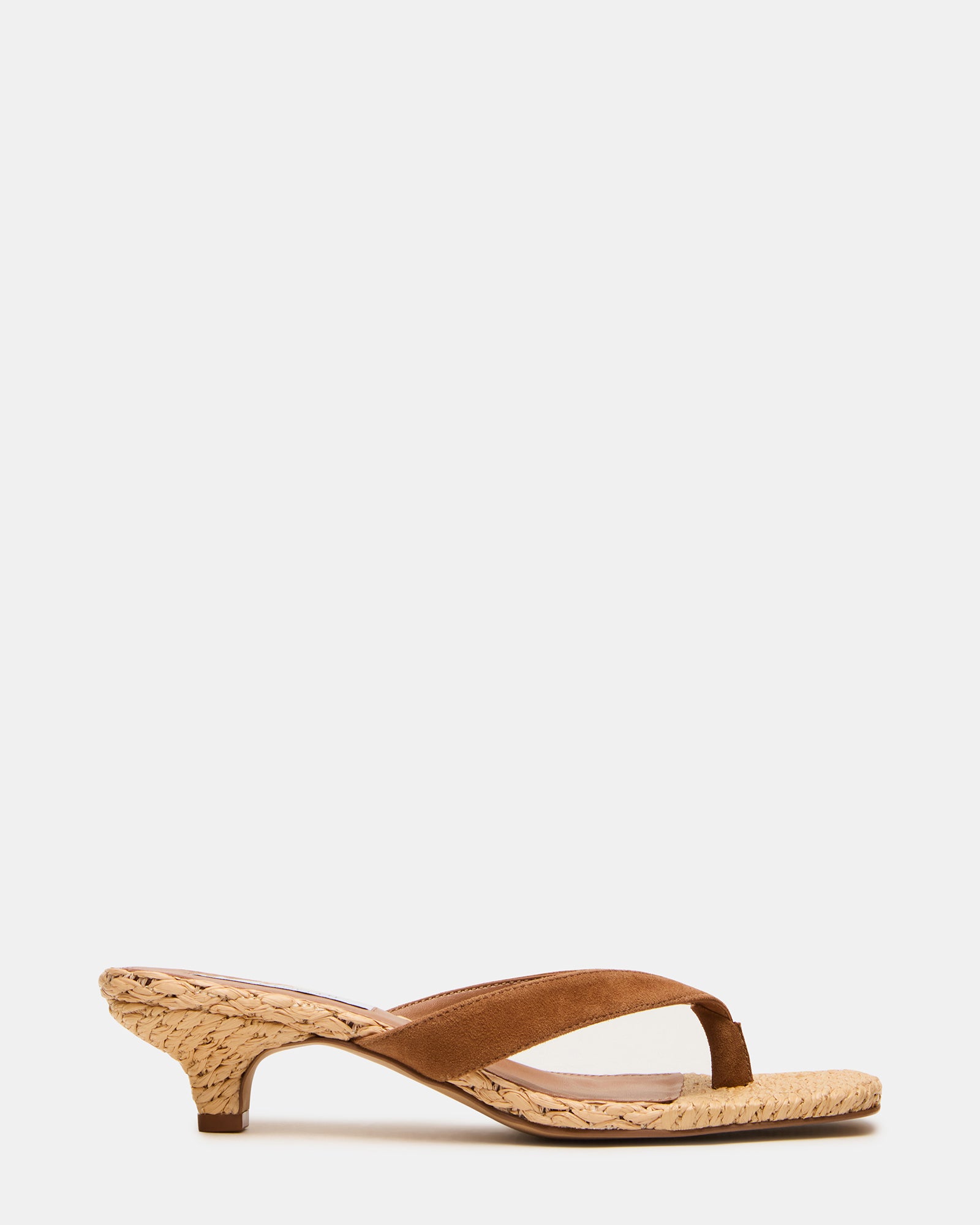 TRACIE RAFFIA CHESTNUT SUEDE